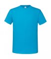 Heren T-shirt Ringspun Premium Fruit of the loom 61-422-0 azur blue